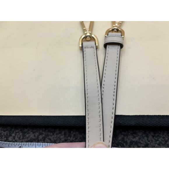 Michael Kors Tan Leather Replacement Adjustable Strap Signature Hardware - Picture 4 of 7